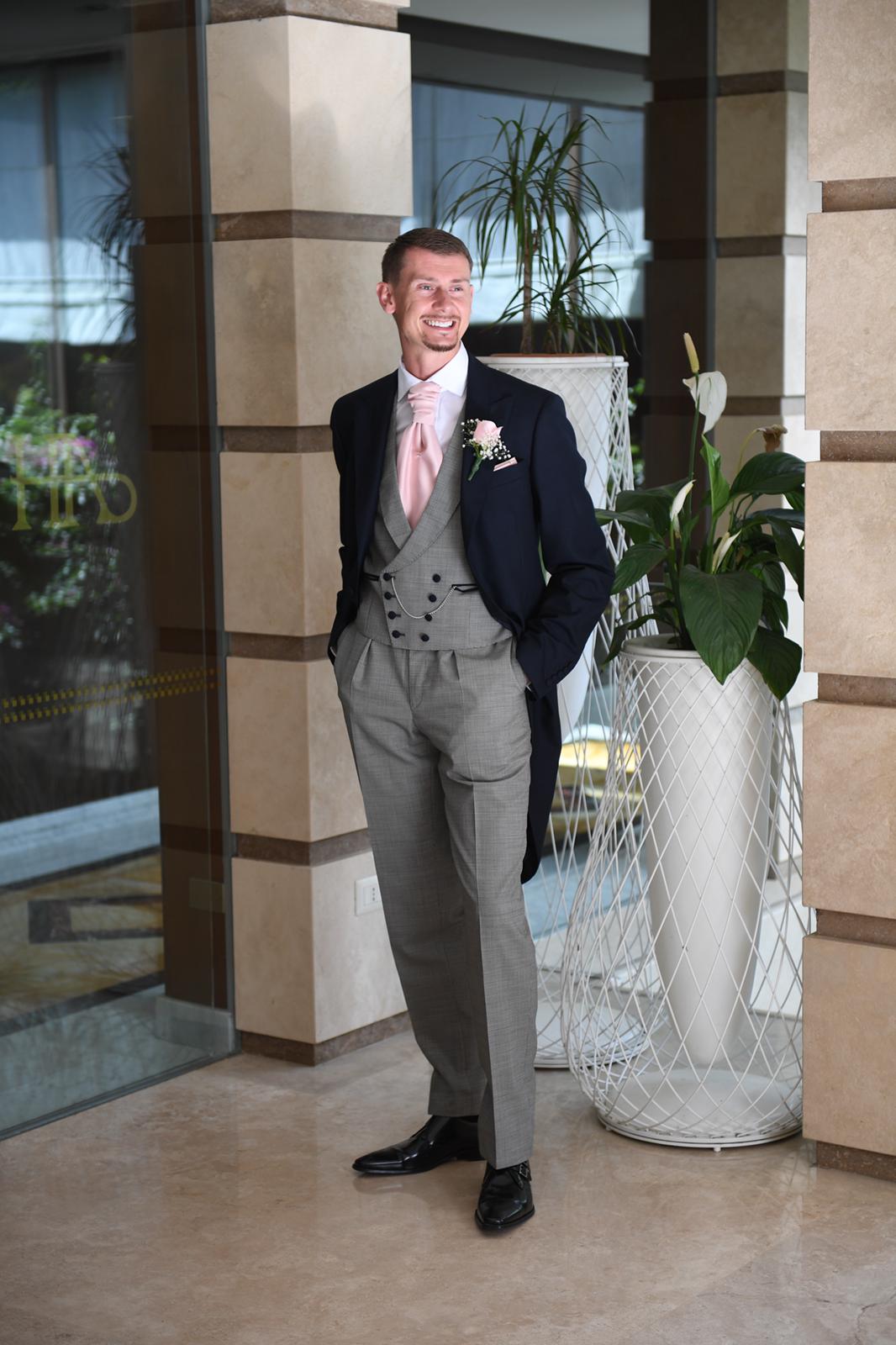 Man in morning suit for wedding