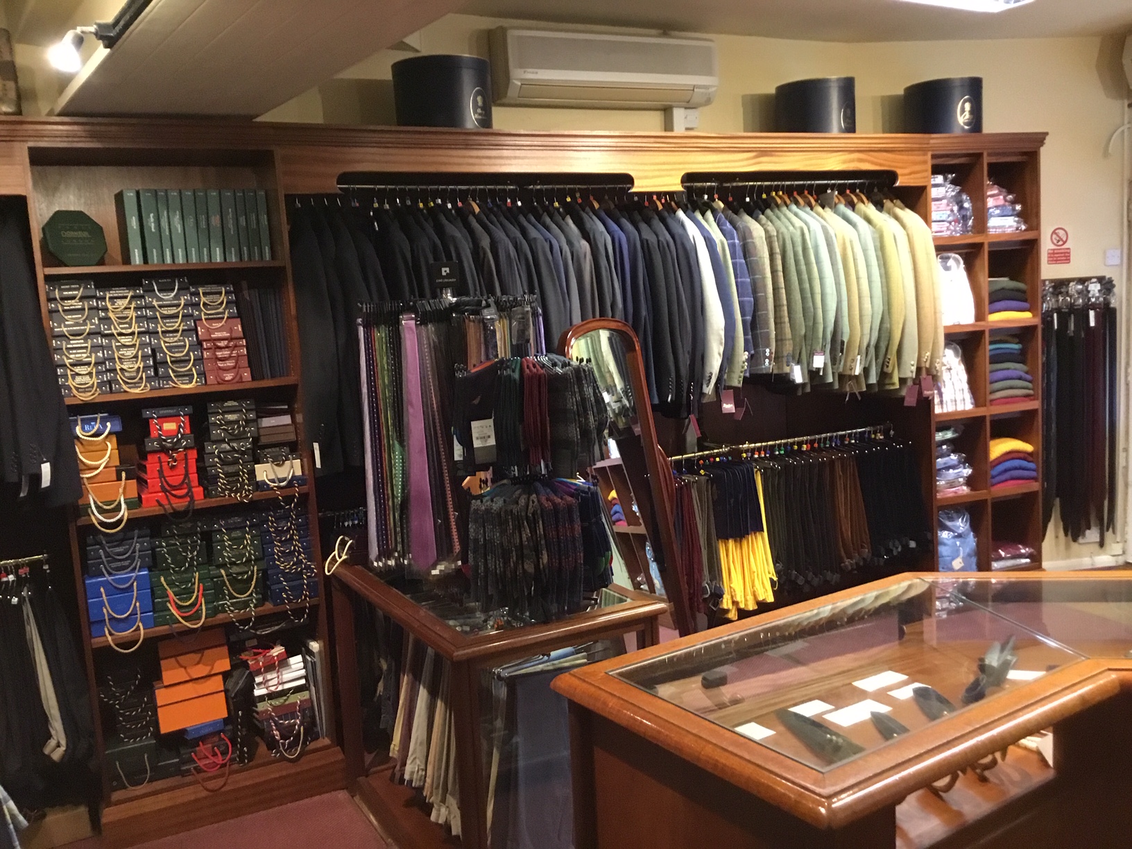 Interior of Buckingham Tailors